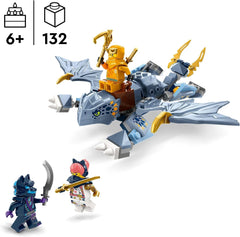 LEGO NINJAGO Riyu The Baby Dragon, jucărie dragon cu 3 mini figurine, jucărie ninja construibilă pentru băieți și fete de 6 ani, cadou plin de acțiune pentru copii 71810 Seturi de constructie Besuche den LEGO-Store