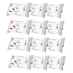 Șervețele umede pentru bebeluși cu talc, pentru piele sensibilă, fără alcool, prietenoase cu pielea, pH 5,5, parfumate ușor, 1200 bucăți (12 pachete)