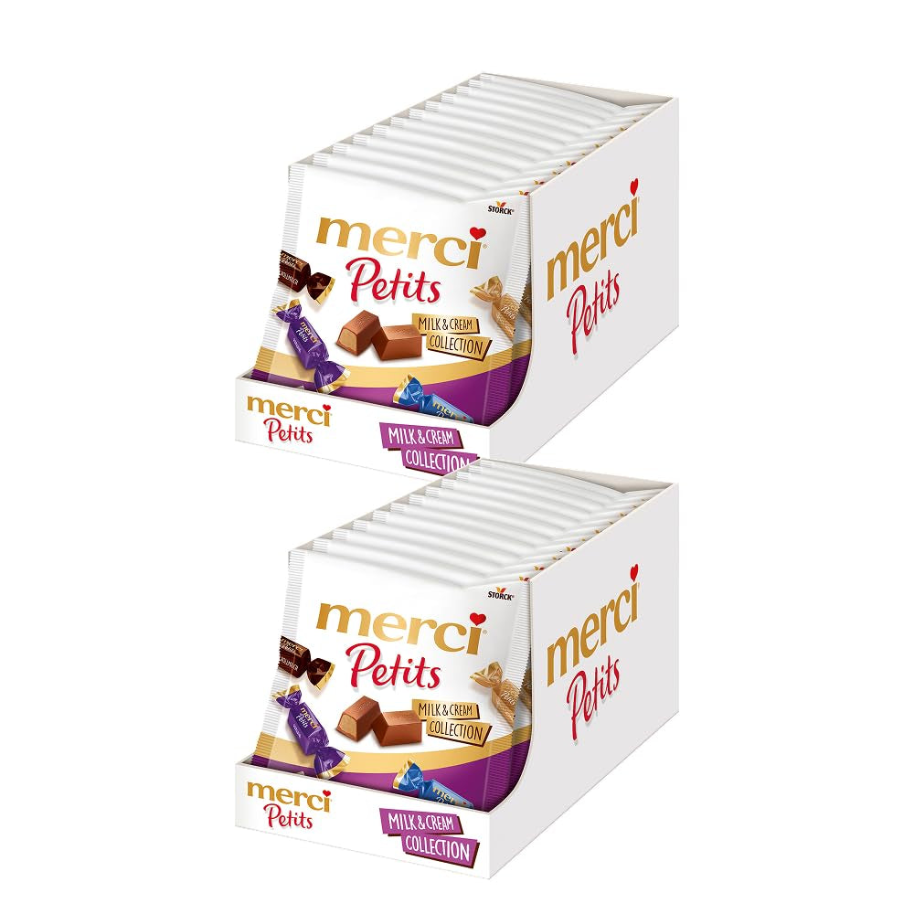 Merci Together – 1 x 175 g – Ciocolate umplute în cinci sortimente cu ciocolată fină cu lapte – Praline de ciocolată pentru a fi împărțite și oferite cadou