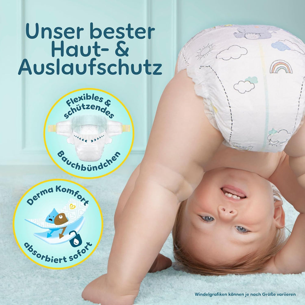 Pampers Premium Protection Mărimea 5, 152 scutece, 11 kg-16 kg, protecția noastră numărul 1 împotriva pielii și scurgerilor