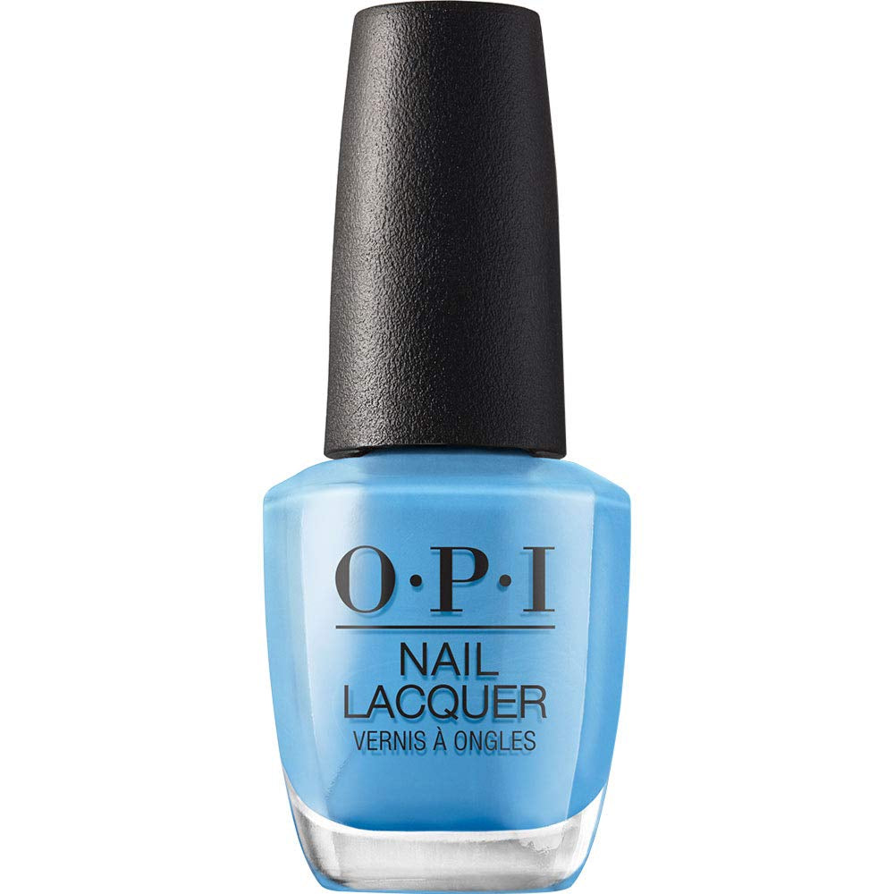 Oja OPI Nail Lacquer în nuanțe de albastru și verde – Oja cu uscare rapidă, rezistentă la ciobire și de lungă durată – durează până la 7 zile – cu pensulă ProWide extra-lată