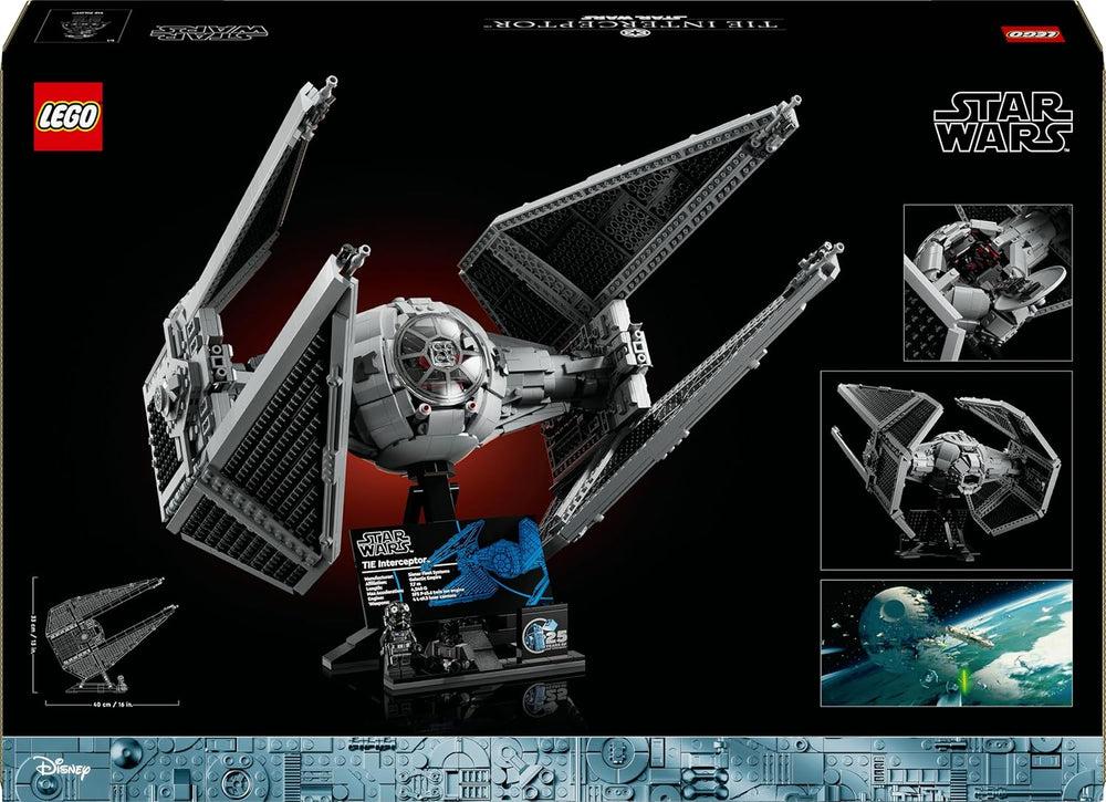 LEGO Star Wars TIE-Abfangjäger, kreatives Bauset aus der Ultimate Collector Series für Erwachsene, Modell eines Sternjägers Steinen, Geschenk für Fans, Sammlerstück, UCS-Set 75382