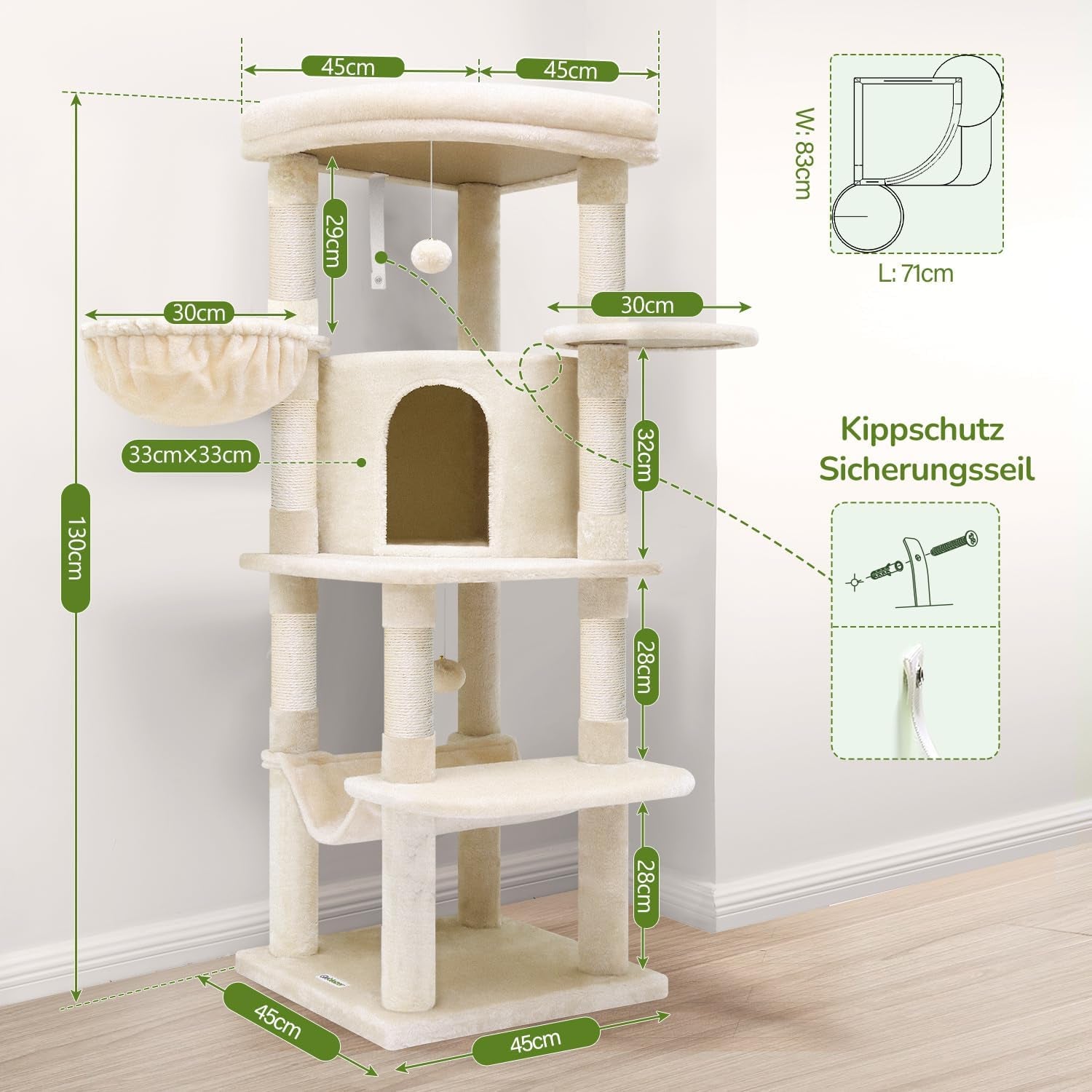 Pături & Mobilier, Animale de companie, Pisici, Paturi pentru pisici, Scratching Post, Pisici - culcusuri, saltele