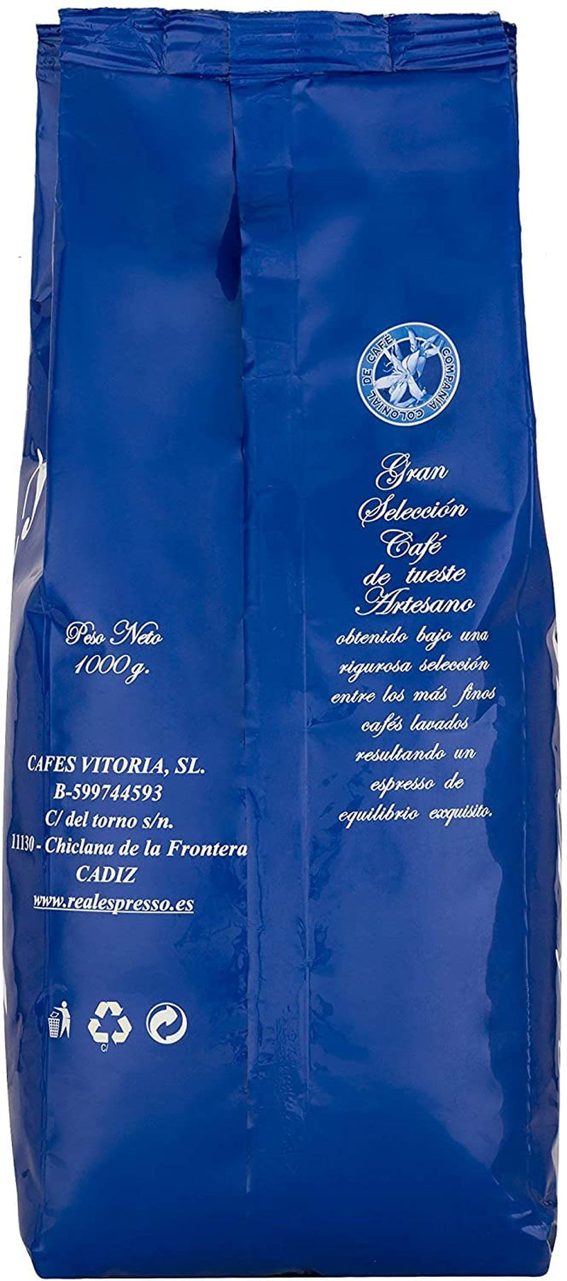 Boabe de cafea decofeinizate 1 kg natural 100% - Espresso Gust intens din Columbia și Brazilia.