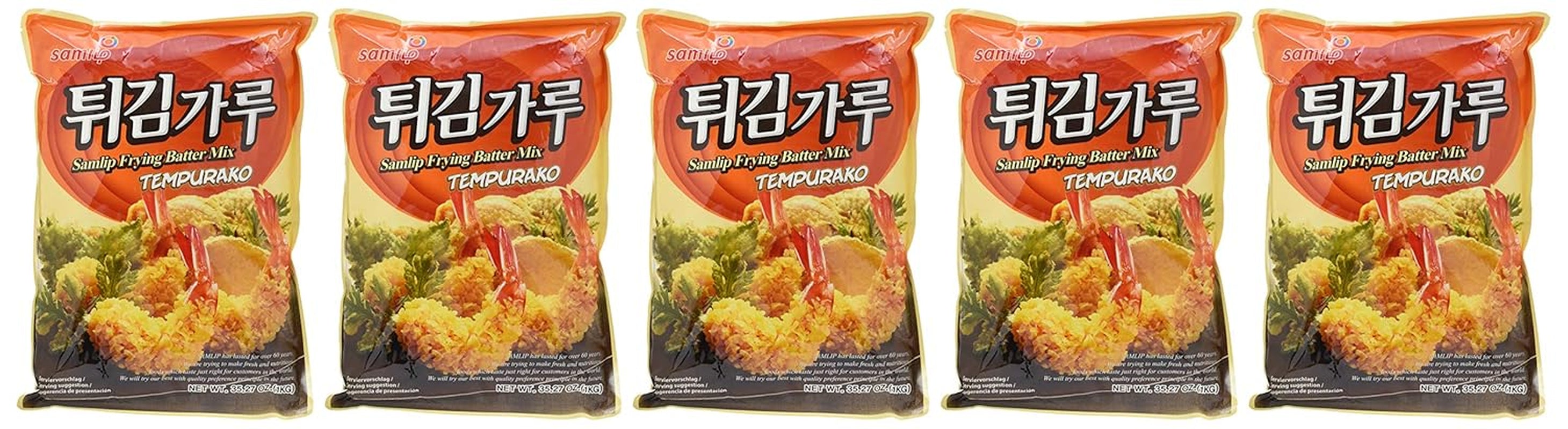 Backmischung Für Tempura Gerichte, 5Er Pack (5 X 1 Kg) Amestec pentru copt si gatit Naty Shop