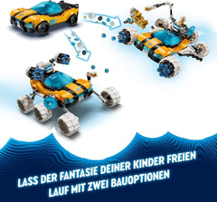 LEGO Dreamzzz 2-In-1 Mr Oz's Space Buggy, set cu mașină de jucărie sau navetă spațială, include minifigurinele Mr Oz, Albert și Jayden, cadou spațial pentru copii de peste 8 ani 71475 Seturi de constructie Besuche den LEGO-Store