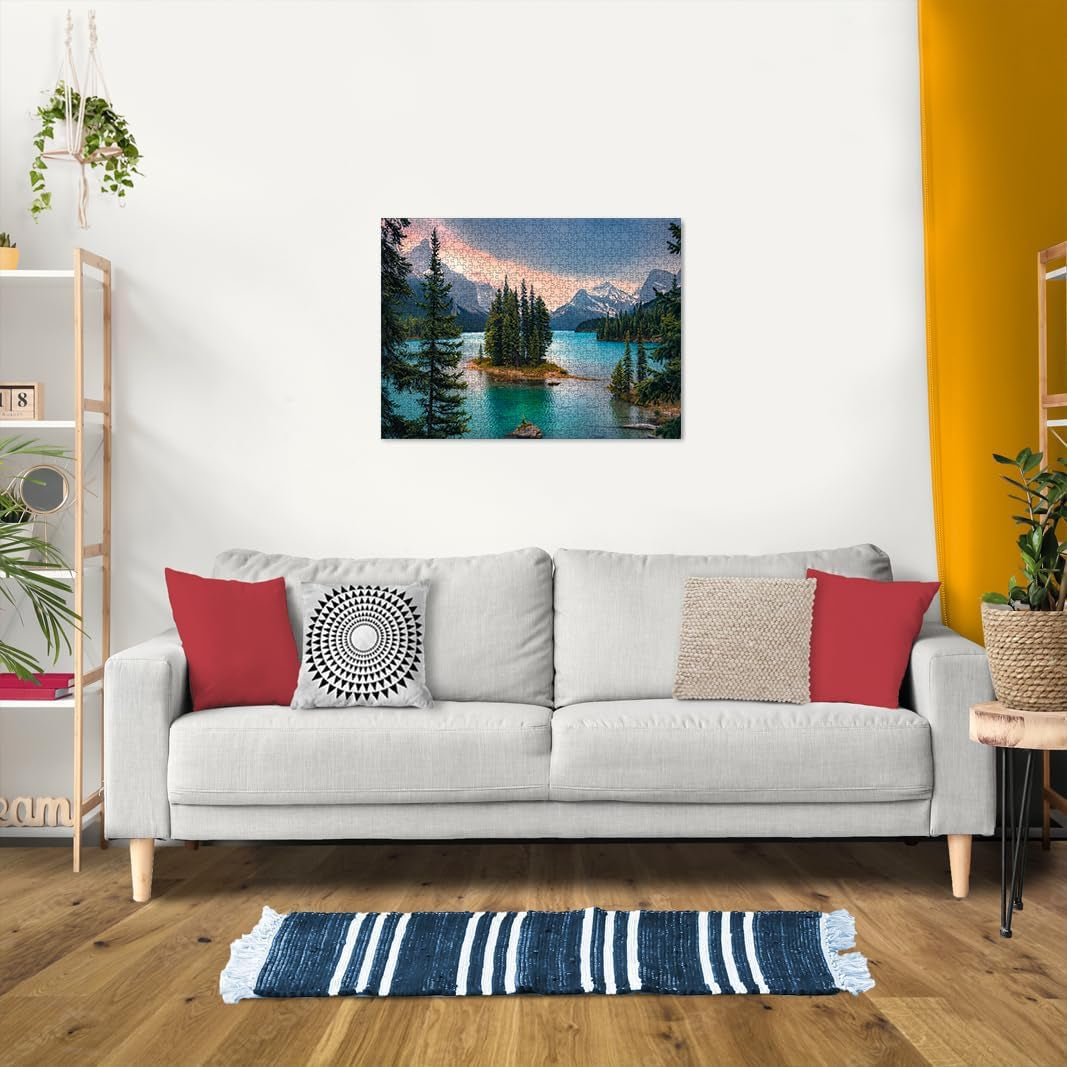 Ravensburger Puzzle 12000754 - Canada, Maligne Lake - puzzle jigsaw de 1000 de piese pentru adulți și copii de peste 14 ani Puzzle Naty Shop