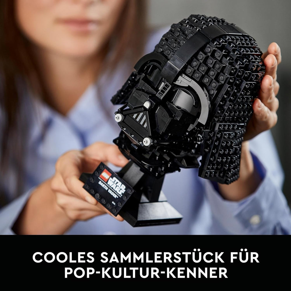 LEGO Star Wars Darth Vader Helmet, set de construcție pentru adulți, idee de cadou pentru bărbați, femei, el sau ea, model de colecție de construit și expus 75304 Seturi de constructie Besuche den LEGO-Store