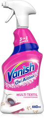 Vanish Oxi Action Multi - Textile Stain Remover Spray - 660 ml - Detergent textil pentru covoare și tapițerie - împotriva murdăriei și mirosului de urină Naty Shop
