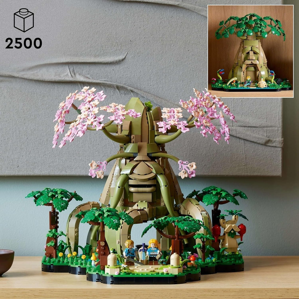 LEGO The Legend of Zelda Deku Tree 2-In-1 - piesă de colecție cu prințesa Zelda și 3 minifigurine Link - set de construcție pentru adulți și idee de cadou pentru fanii jocurilor video - 77092 Seturi de constructie Besuche den LEGO-Store