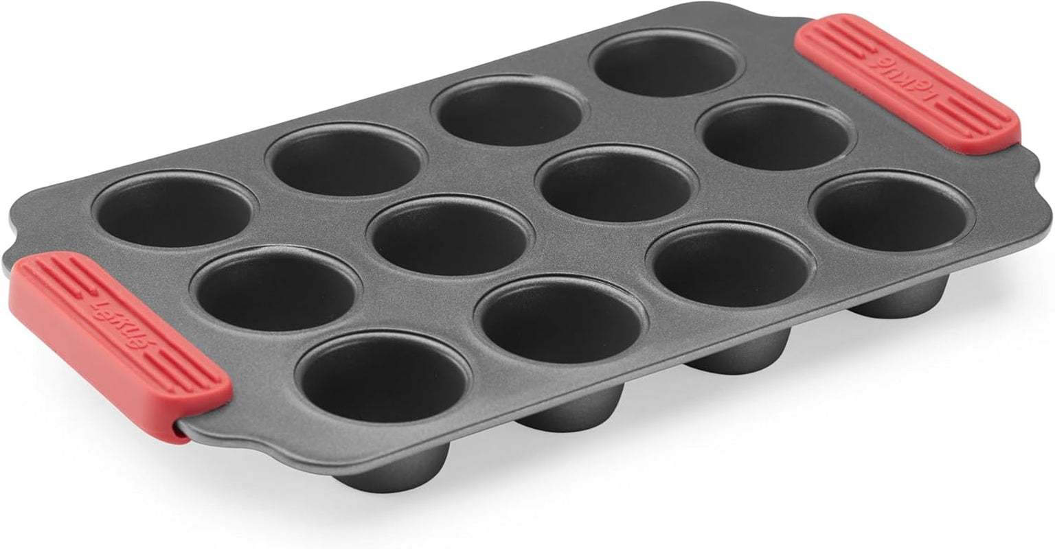 Lékué Muffin-Backform, Antihaftbeschichtet, Metall, 6 Mulden Matrite si tavi pentru copt Naty Shop Mini Muffins