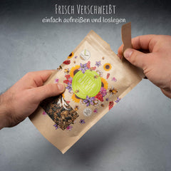 100 g de semințe de flori sălbatice pentru o pășune colorată pentru albine - Amestec vibrant și bogat în nectar de semințe de flori sălbatice pentru albine și fluturi (include eBook GRATUIT)