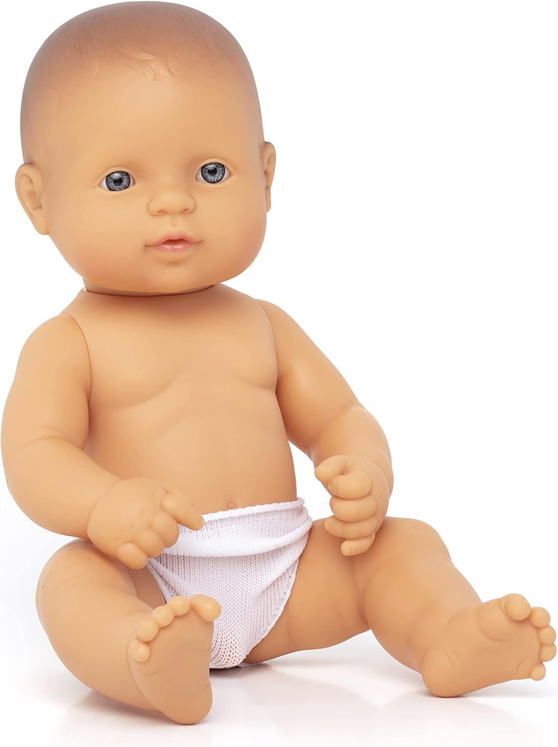 Miniland 31037 - Baby südamerikanischer Junge Tüte - ohne Unterwäsche, 32 cm