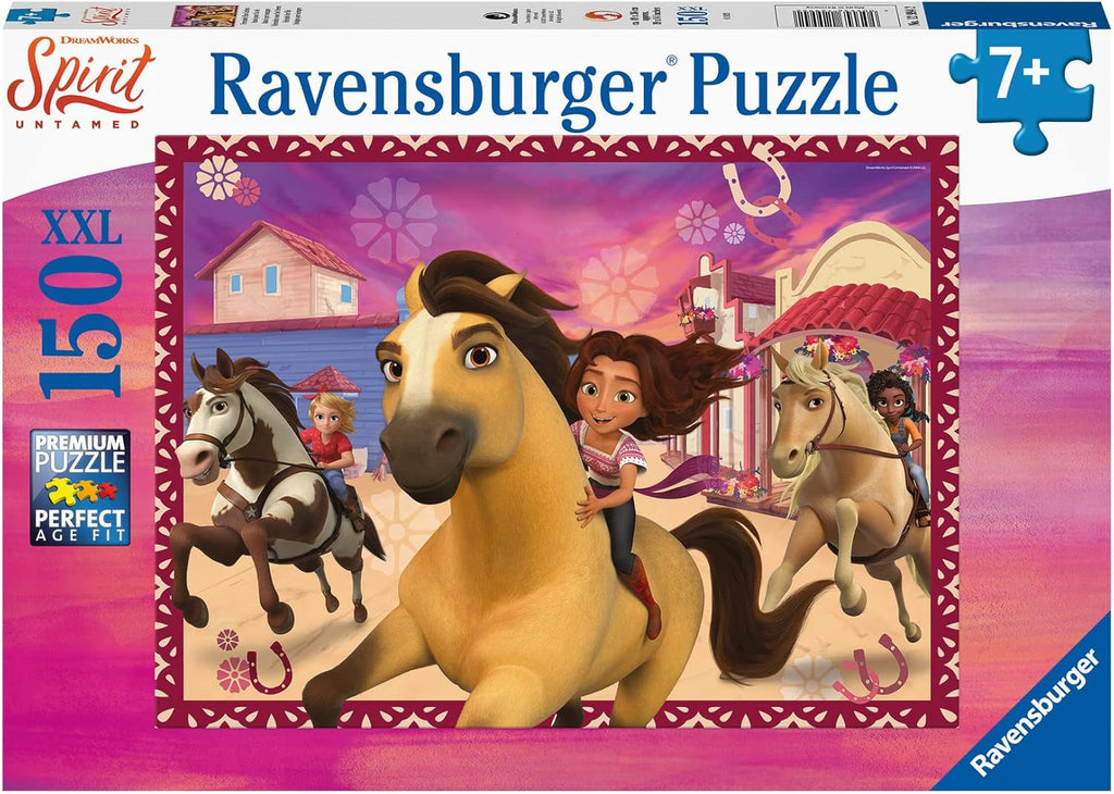 Ravensburger Puzzle pentru copii - 12994 Friends For Life - Dreamworks Spirit Puzzle pentru copii de la 7 ani, cu 150 de piese în format Xxl Puzzle Naty Shop Titlu implicit