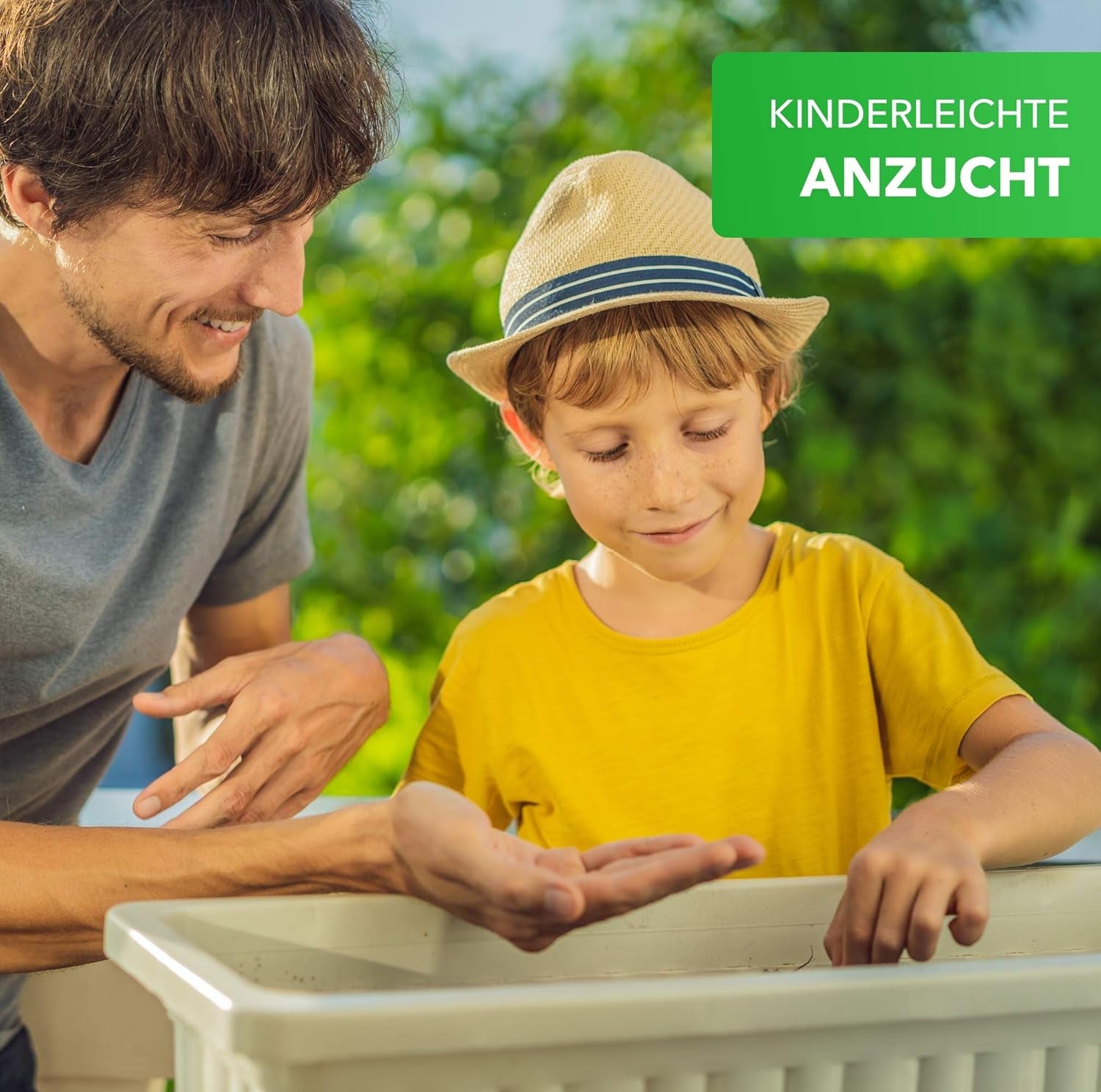 Mix pentru cutii de balcon Magic of Nature - Semințe de 10 g - Plante prietenoase cu albinele - Ușor de utilizat - Paradisul albinelor - 5 specii cultivate native - Potrivit pentru cutii de flori și jardiniere