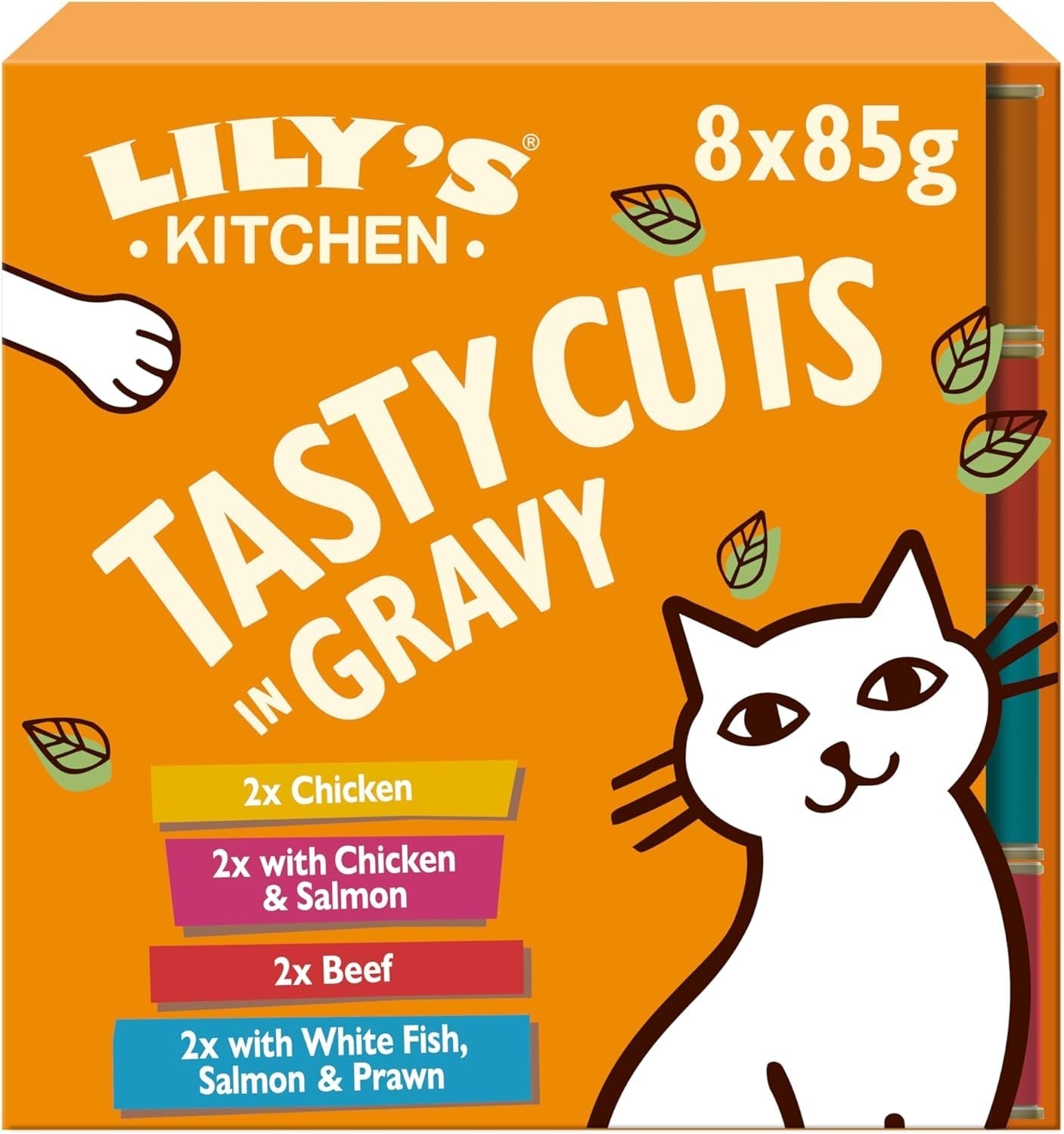Lily'S Kitchen Hrană umedă naturală pentru pisici adulte, conservată, bucăți savuroase în sos cu pui, rețetă fără cereale (24 X 85G boluri)