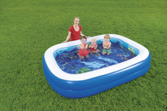 Piscină Bestway Family, Aventură 3D, 262 x 175 x 51 cm, 54177, Multicoloră