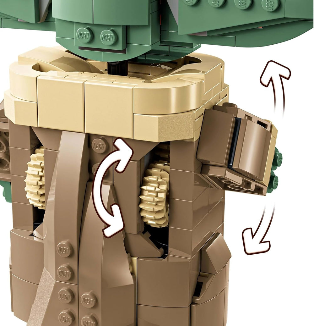 LEGO Star Wars 75403 Grogu în leagănul său repulsor din Mandalorian - Minifigurină de colecție - Model de construit, jucat și expus - Decorațiuni pentru casă - Cadou pentru băieți și fete cu vârsta de peste 10 ani Seturi de constructie Besuche den LEGO-Store