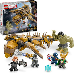 LEGO Marvel Avengers Vs. Leviathan, jucărie de construcție, set cu Hulk și minifigurinele Captain America, Loki, Black Widow și Chitauri, set de joacă Avengers pentru băieți și fete de peste 7 ani 76290 Seturi de constructie Besuche den LEGO-Store Titlu implicit