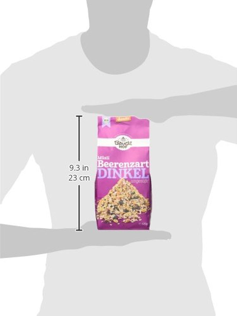Muesli cu aromă de fructe de pădure din spelta Hof, neîndulcit, 425 g