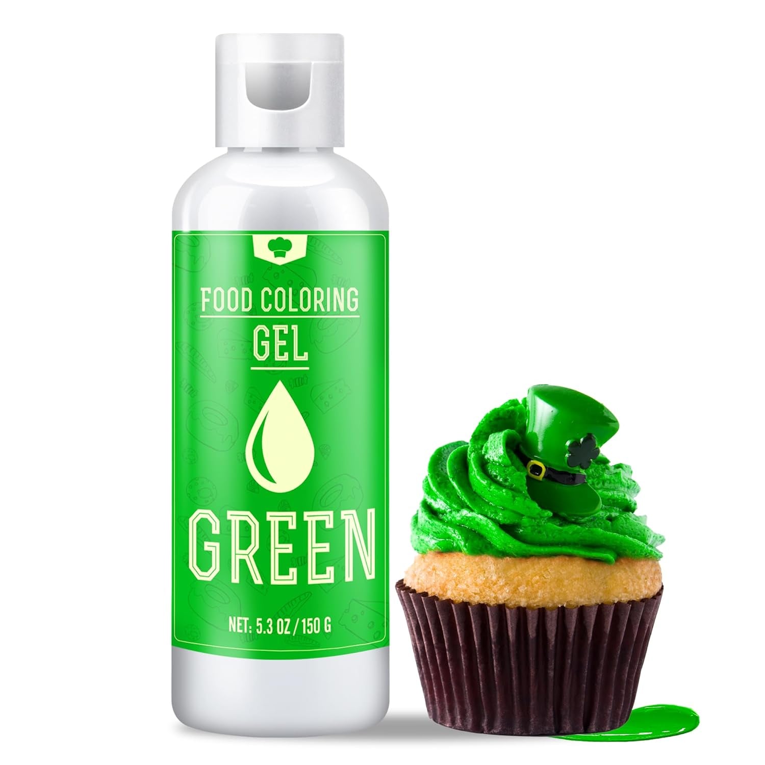 Colorant alimentar cu gel - 16 coloranți alimentari vibranți pentru copt, decorarea torturilor, glazură, fursecuri, fondant și macaroane - Colorant alimentar cu gel pentru fabricarea săpunului și meșteșuguri - 6 ml fiecare