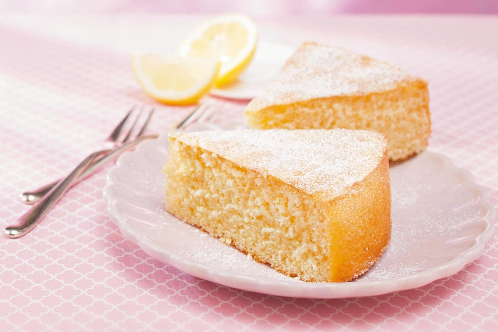 RUF Kuchen Träume Zitrone, Zitronenkuchen Traumhaft Einfach, Mit Puderzucker, Backmischung Für Einen Himmlisch Luftig Lockeren Kuchen Naty Shop