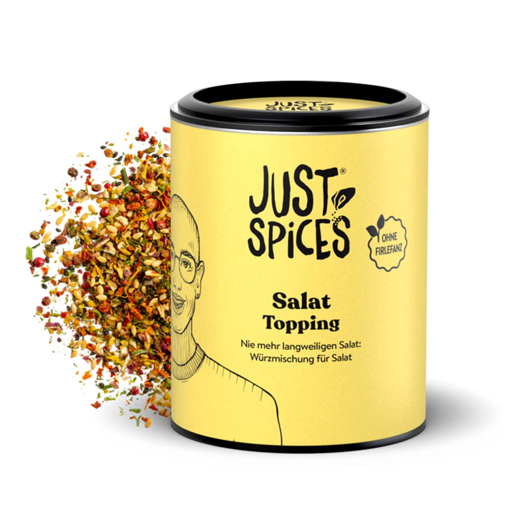Just Spices Stullen Spice I Würze belegte Brote mit 13 leckeren Zutaten in einem Gewürzmix I Gewürzdose, 50 g