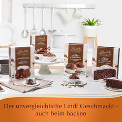 Lindt & Sprüngli Feines Backen Kuchenmischung, Backmischung, 8 Portionen, Lactosefrei, 400 G Amestec pentru copt si gatit Naty Shop