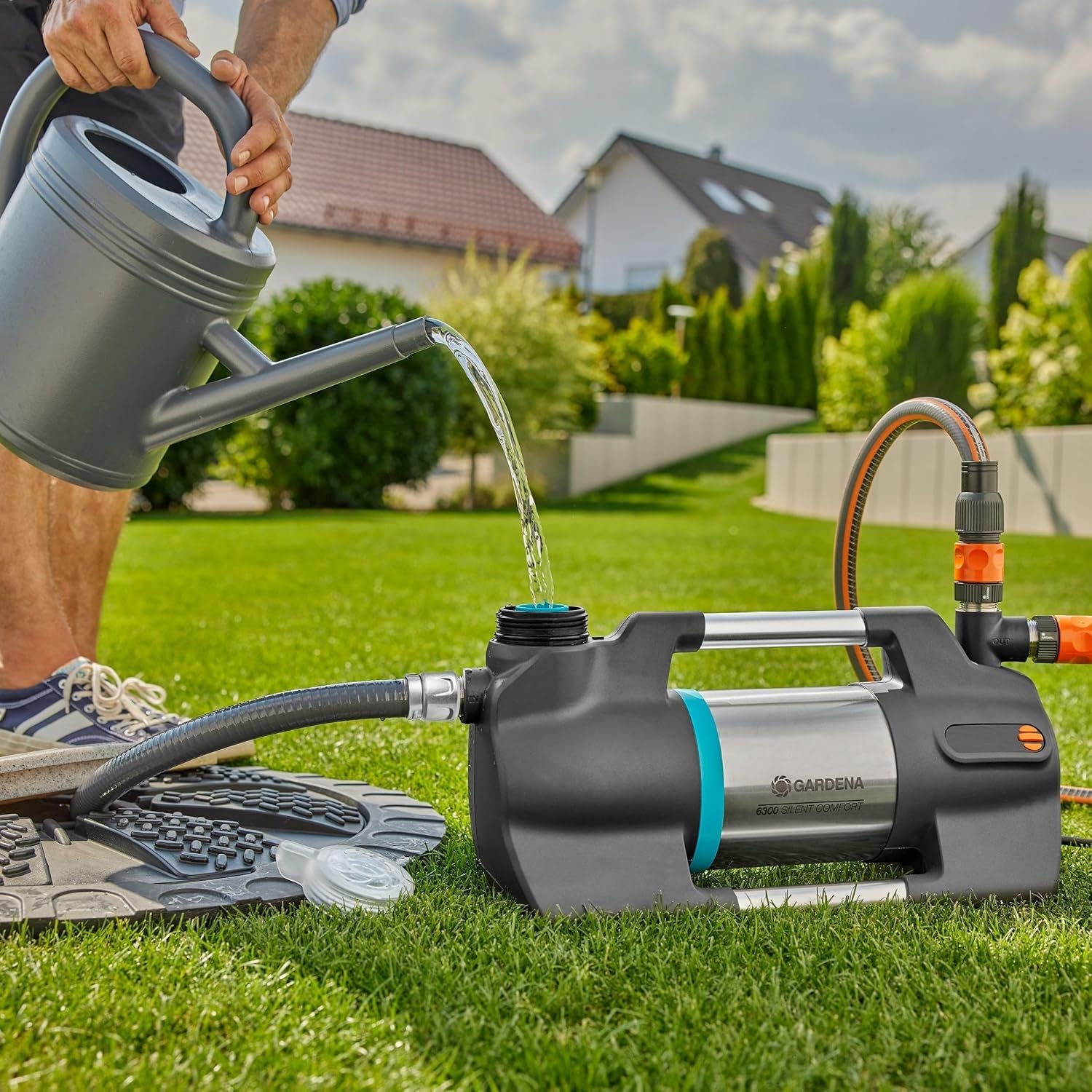 Set de aspirare Gardena cu furtun de aspirare de 4 m