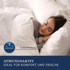 Billerbeck down pillow Martina - Pernă în 80 X 80 Cm - Pernă cu suport ferm - Gâscă jos 15% și pene 85% Perne standard Naty Shop