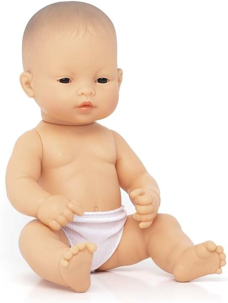Miniland 31037 - Baby südamerikanischer Junge Tüte - ohne Unterwäsche, 32 cm