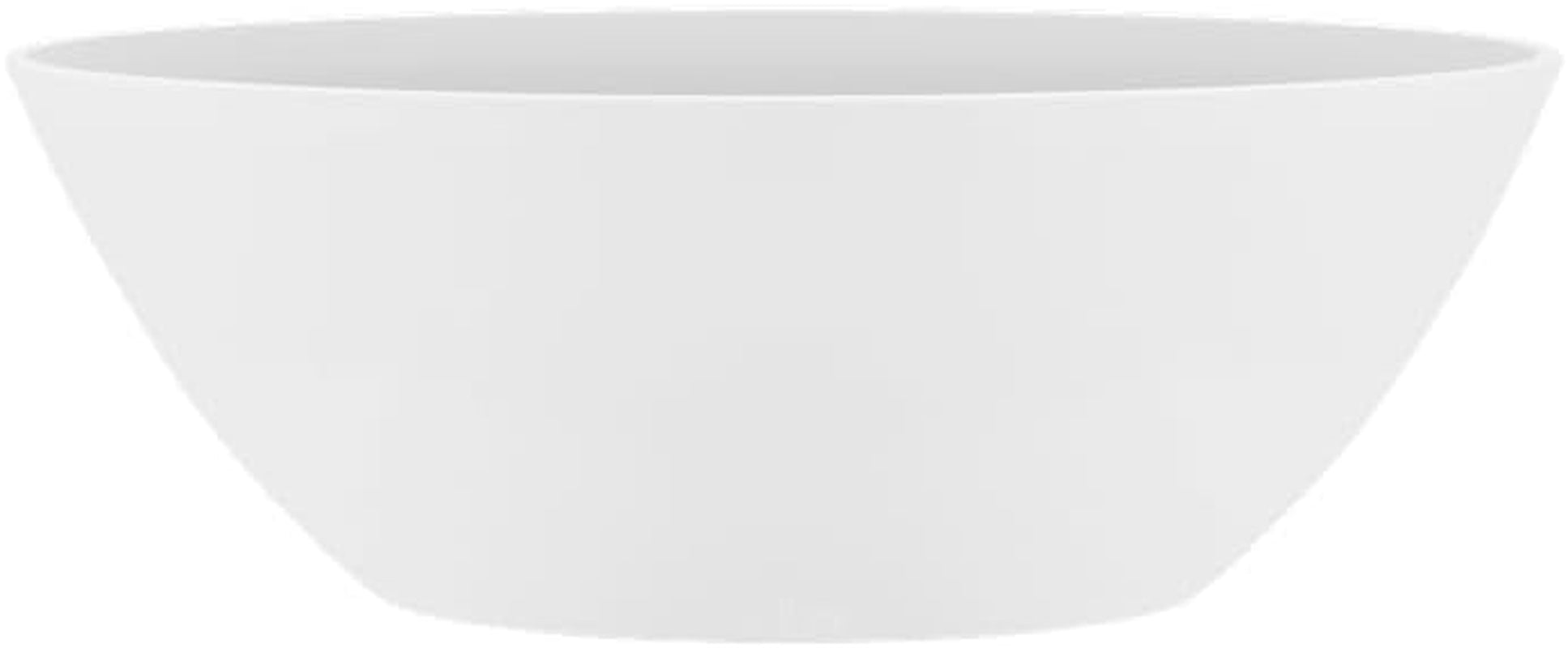 elho Brussels Oval 36 - Ghiveci de flori de interior - Ø 36,0 x Î 13,1 cm - Alb/Alb