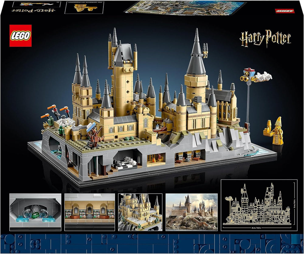 Castelul Hogwarts LEGO Harry Potter cu aripi de castel - set de colecție pentru adulți, inclusiv turnul principal și turnul astronomic, camera secretelor și minifigurina arhitectului - cadou pentru femei - 76419 Seturi de constructie Besuche den LEGO-Store