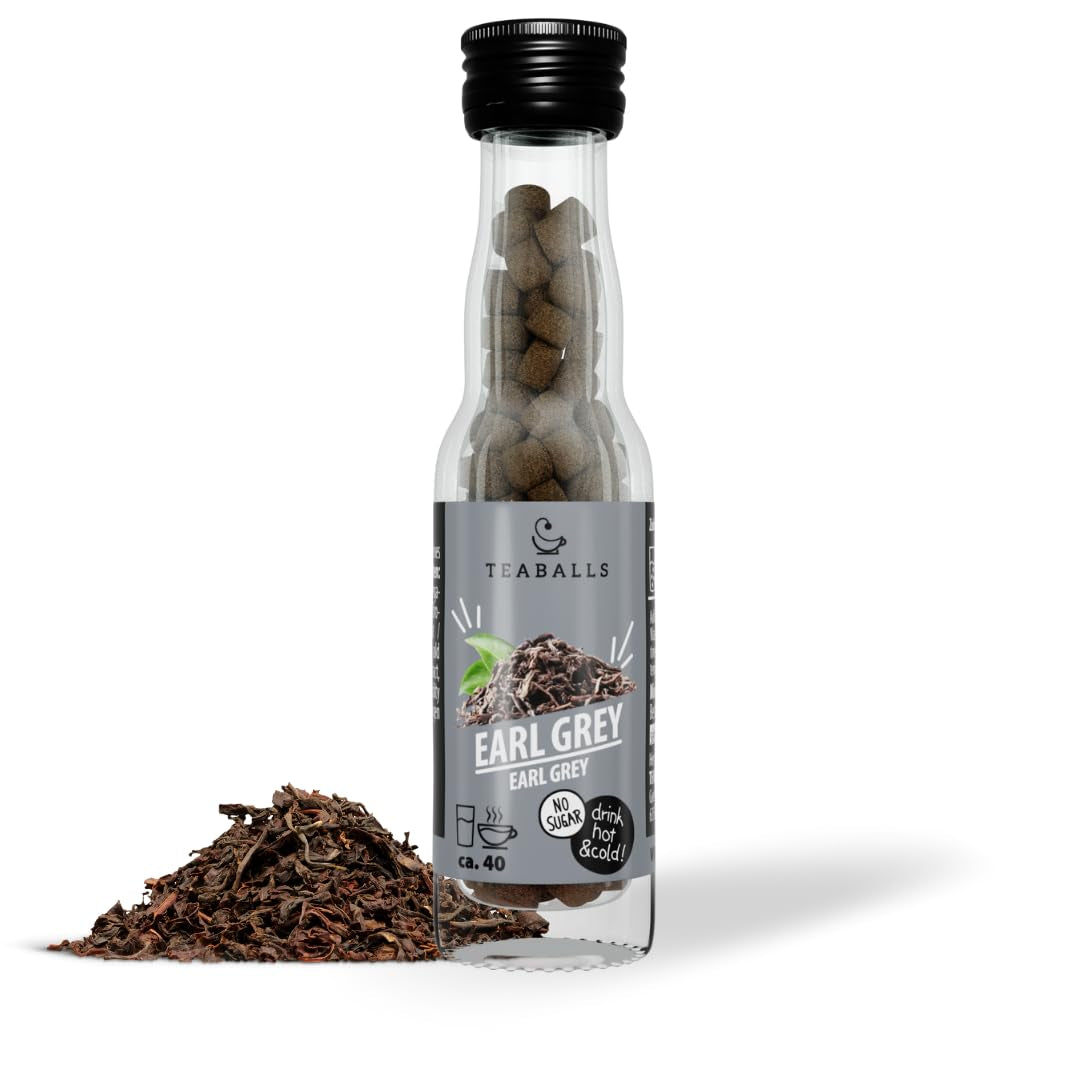 TEABALLS - Set de 3 POWER TEA MIX - ZMEURĂ, ENERGIE, CIREȘE Pentru aproximativ 120 de cești de ceai