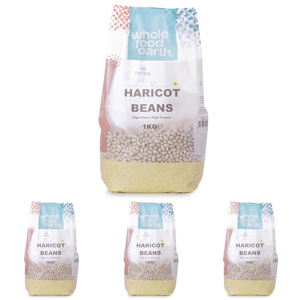 Fasole verde Wholefood Earth 1kg | Fără OMG | Natural | Bogat în fibre | Bogat în proteine