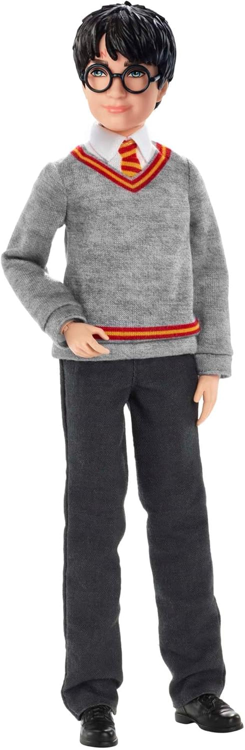 Mattel Harry Potter - Păpușă de colecție (aprox. 26 cm) cu uniformă Hogwarts, halat Gryffindor și baghetă, jucărie de la 6 ani FYM50 Action figures Naty Shop