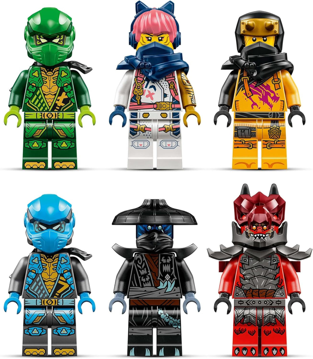 LEGO NINJAGO Chaos Dragon Thundertooth - Jucărie cu 6 minifigurine Ninja - Set de construcție pentru jocuri de rol pentru băieți și fete cu vârsta peste 8 ani - Cadouri pentru fanii serialului TV Rise of the Dragons 71832 Seturi de constructie Besuche den LEGO-Store
