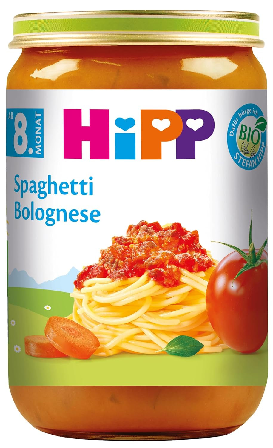Spaghete bolognese HiPP, pachet de 6 (6 x 220 g)
