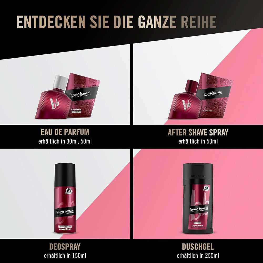 Bruno Banani Loyal Man gel de duș 3 în 1 pentru corp, păr și față, bărbați, 250 ml Duș și baie Naty Shop