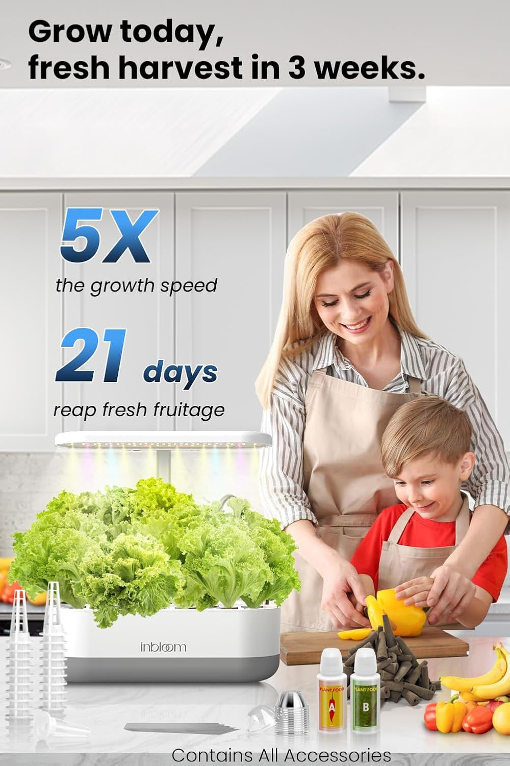 Sistem de creștere hidroponică, 12 păstăi