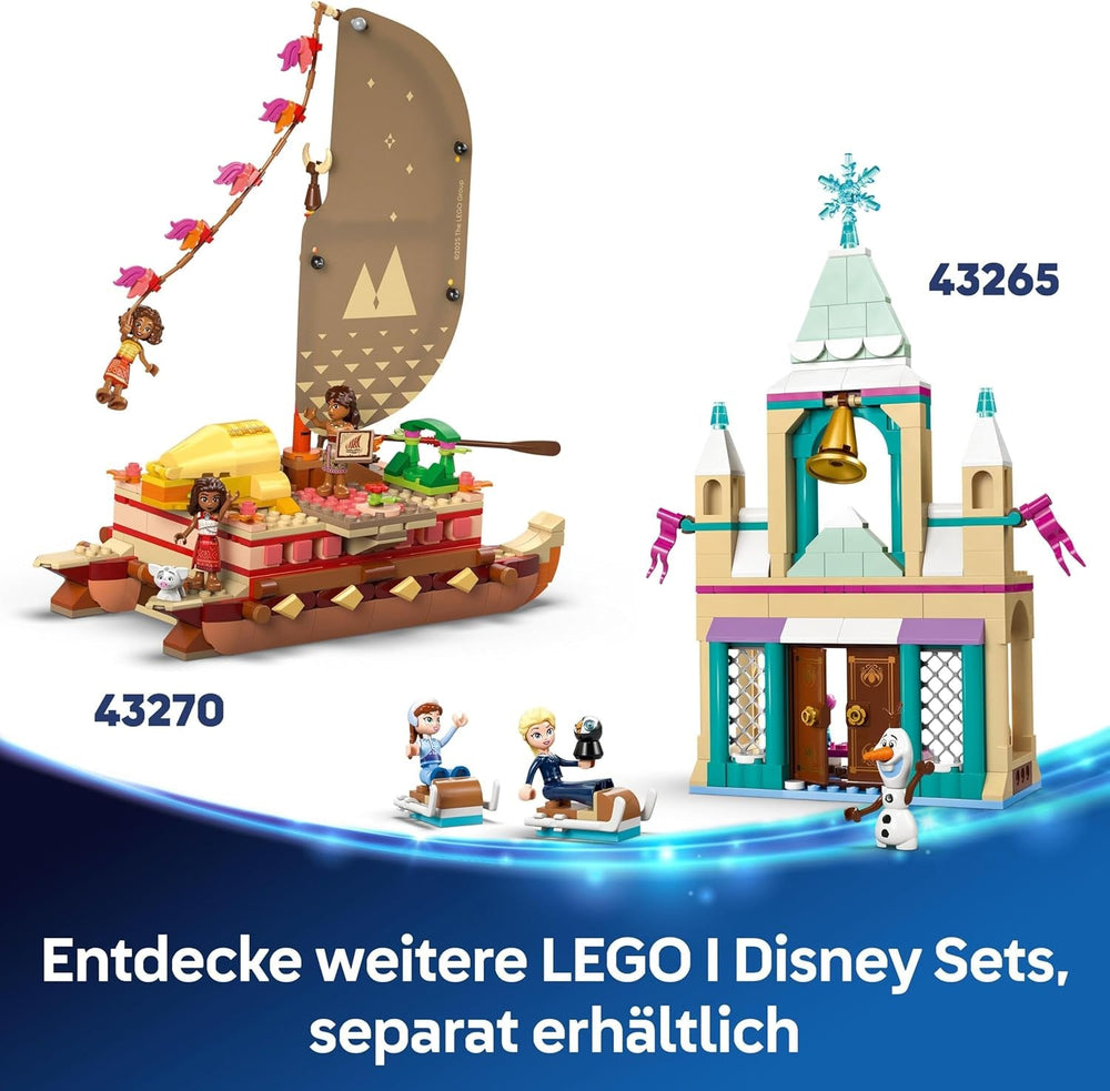 LEGO Ç€ Castelul prințesei Disney Cenușăreasa și trăsura trasă de cai, set pentru fete de la 6 ani, jucărie fantastică cu prințesa Cenușăreasa și prințul fermecător mini păpuși, idee de cadou pentru fanii Disney 43275 Seturi de constructie Besuche den LEGO-Store