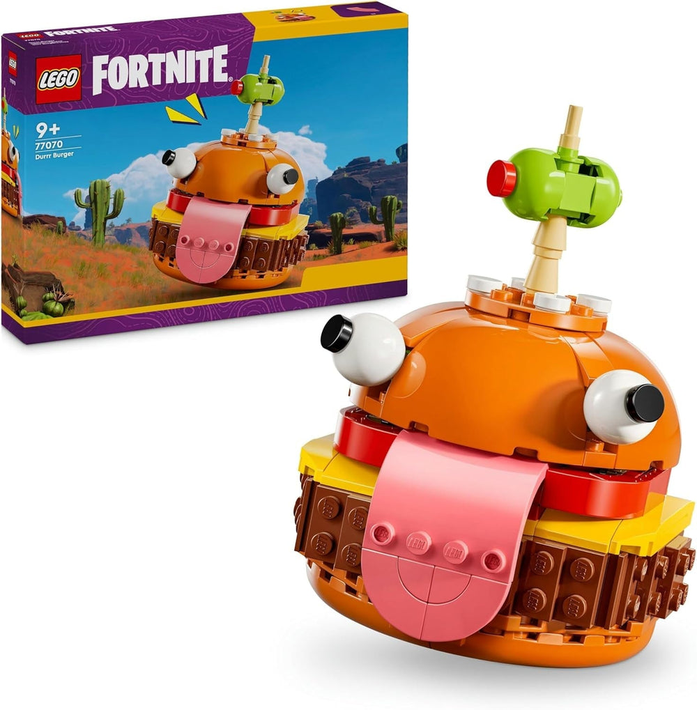 LEGO Fortnite Durrr Burger, Set de construcție pentru jocul video pentru gameri cu vârsta de peste 9 ani, Model de expus, Figurină de colecționat, Cadou pentru copii, adolescenți și adulți, Obiect de colecție 77070 Seturi de constructie Besuche den LEGO-Store Titlu implicit
