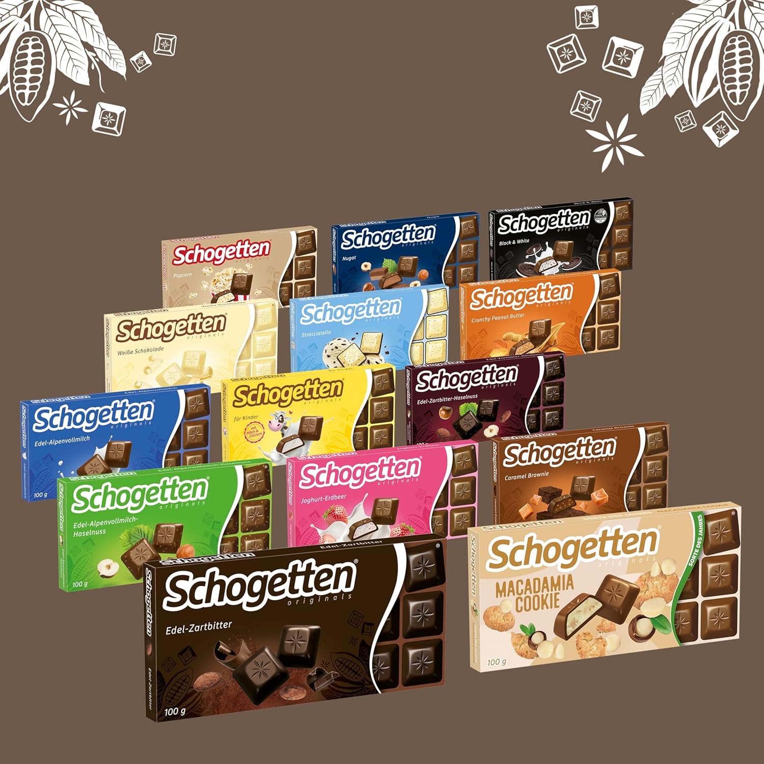 Ciocolată neagră Schogetten (50% cacao), 100 g