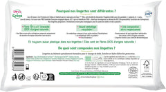 Șervețele de curățare Liniment, sănătoase și ecologice, certificate Cosmo Natural de ECOCERT și FSC, ambalaj reciclabil Servetele Umede Bebelusi Naty Shop