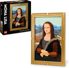 LEGO Art Mona Lisa, set pentru adulți, pictură de Leonardo Da Vinci pentru agățat, activitate creativă pentru bărbați și femei, cadou pentru iubitorii de artă, artă renascentistă italiană 31213 Seturi de constructie Besuche den LEGO-Store Titlu implicit