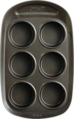 Pyrex BANDEJA 6 MAGDALENAS ASIMETRIA PX Muffinförmchen, Metall, Bunt, 6 Magdalena Matrite si tavi pentru copt Naty Shop