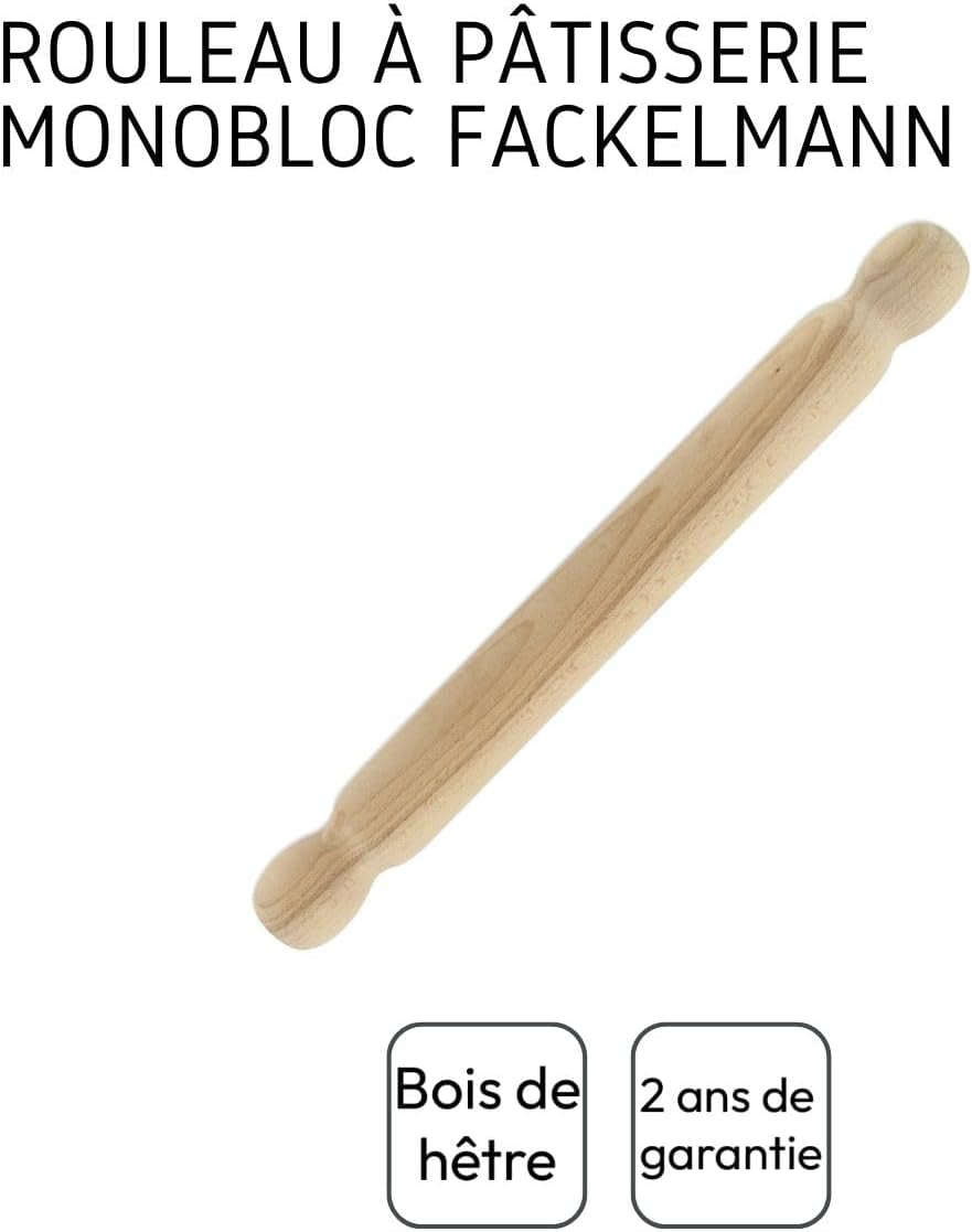 Fackelmann 3154050 Sucitor de lemn, dintr-o singură bucată, 40 cm, maro