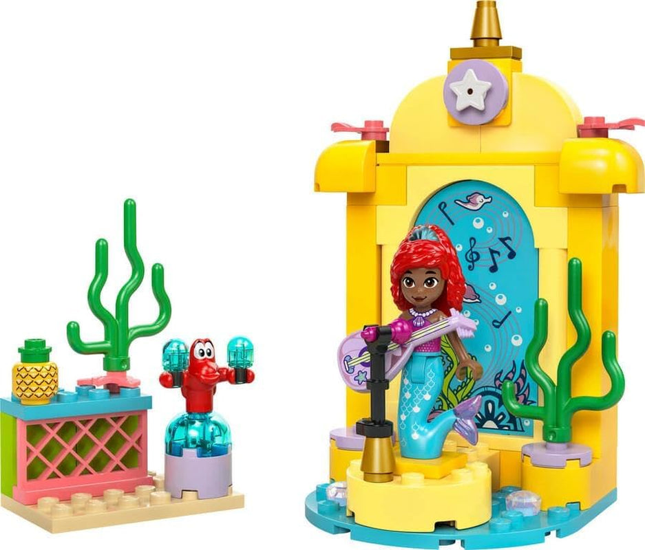 LEGO Ç€ Disney Princess Arielle's Musical Stage, jucărie de construit pentru copii cu 2 figuri, idee de cadou pentru fete și băieți de la 4 ani și pentru fanii serialului TV, jucărie pentru copii 43235 Seturi de constructie Besuche den LEGO-Store