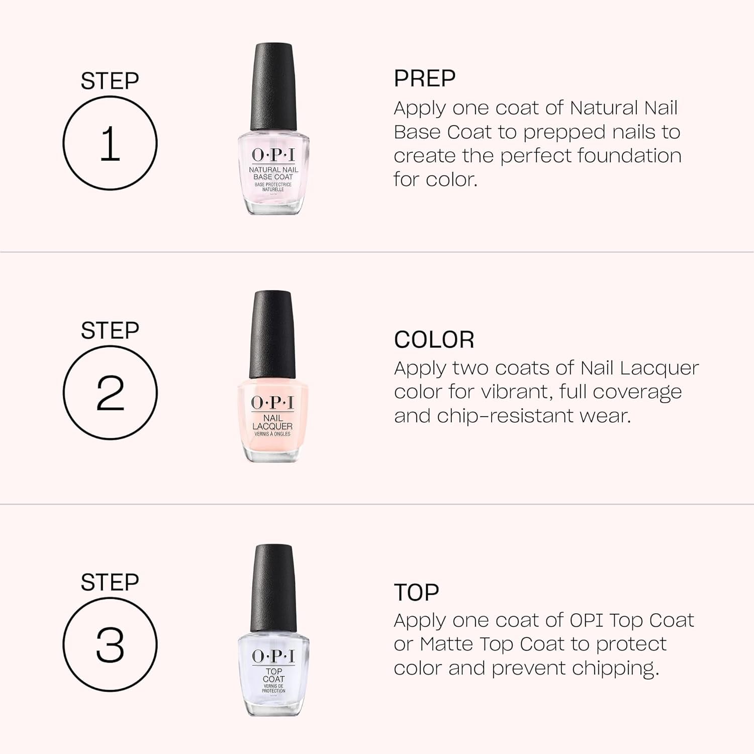 Oja OPI Nail Lacquer în nuanțe de roșu și portocaliu – Oja cu uscare rapidă, rezistentă la ciobire și de lungă durată – durează până la 7 zile – cu pensulă ProWide extra-lată