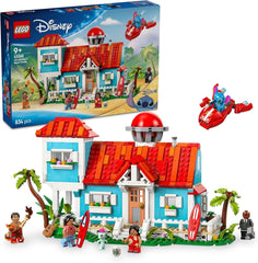 LEGO Ç€ Disney Casa de pe plajă din "Lilo și Stitch" - Jucărie de construit cu 6 camere, observator, navă spațială și 5 minifigurine - cadou de ziua de naștere pentru fete și băieți de 9+ și fani 43268 Seturi de constructie Besuche den LEGO-Store Titlu implicit